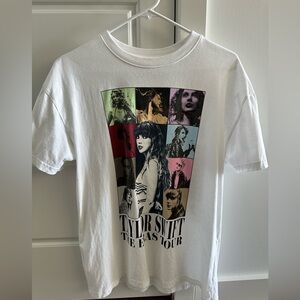 Taylor Swift The Eras Tour White Cotton T-Shirt